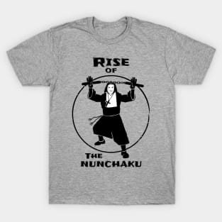 Rise Of The Nunchaku Nun Funny Martial Arts Pun T-Shirt